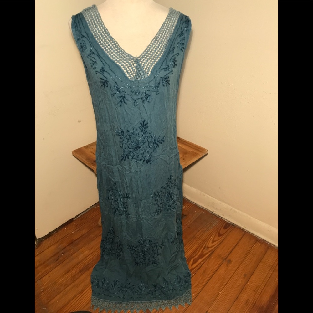 Anandas Collection Tie Back Dress-SZ M